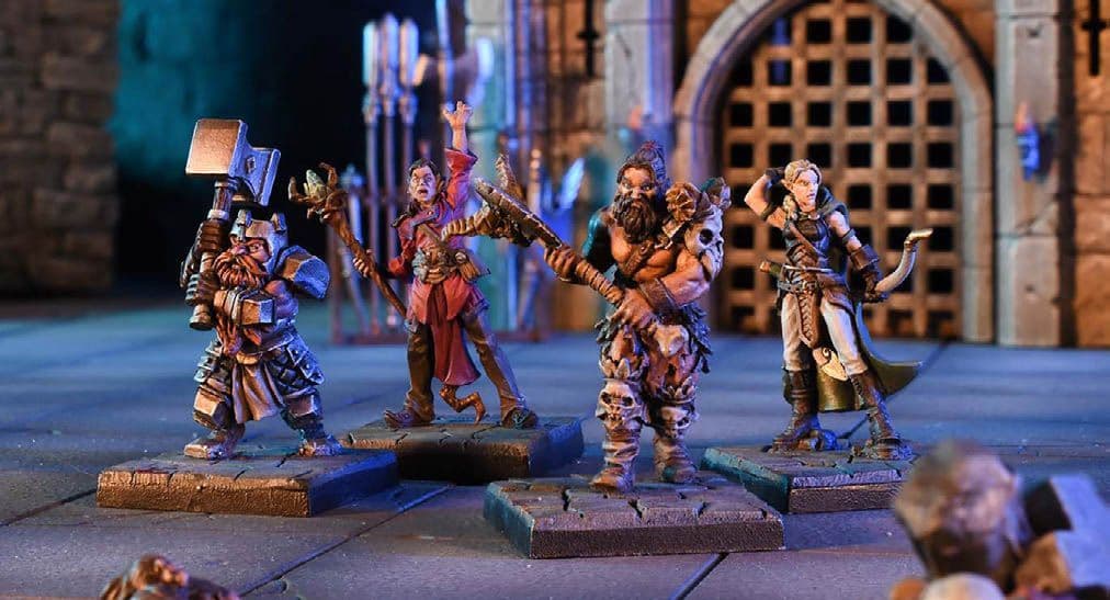 Mantic Terrain Crate – Dungeon Boss, Set 5 Miniature In PVC Per Giochi Di Ruolo, Non Assemblato E Non Verniciato - 2