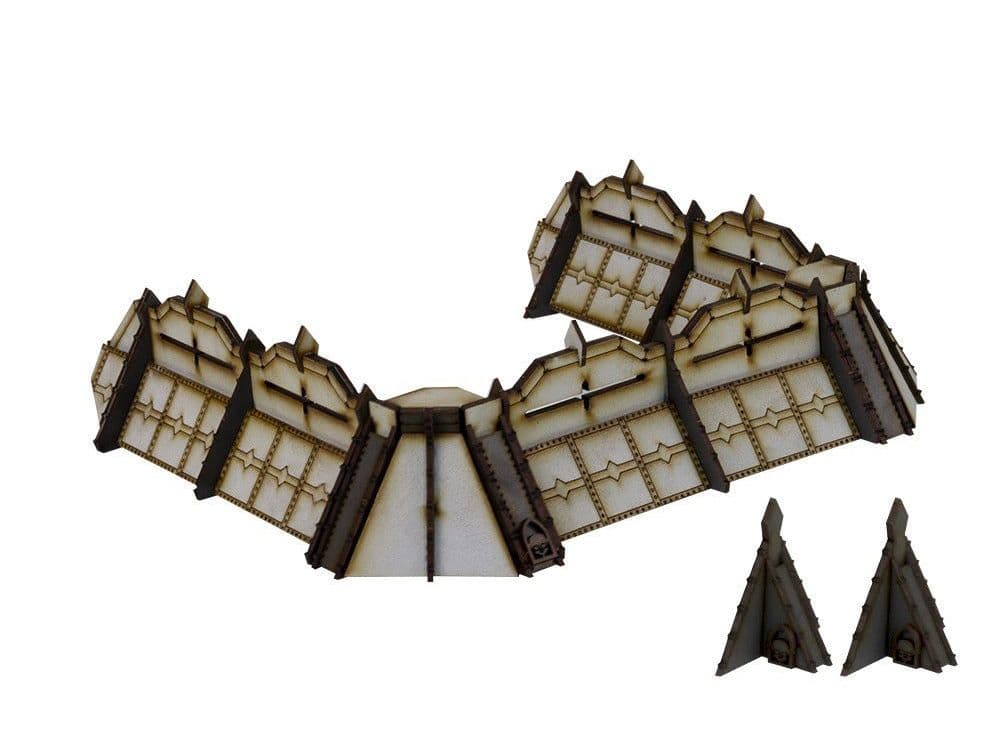 Warcradle scenics Omega Defence Line Set